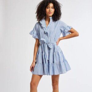 NWT MILLE Violetta Mini Dress in Monaco Stripe